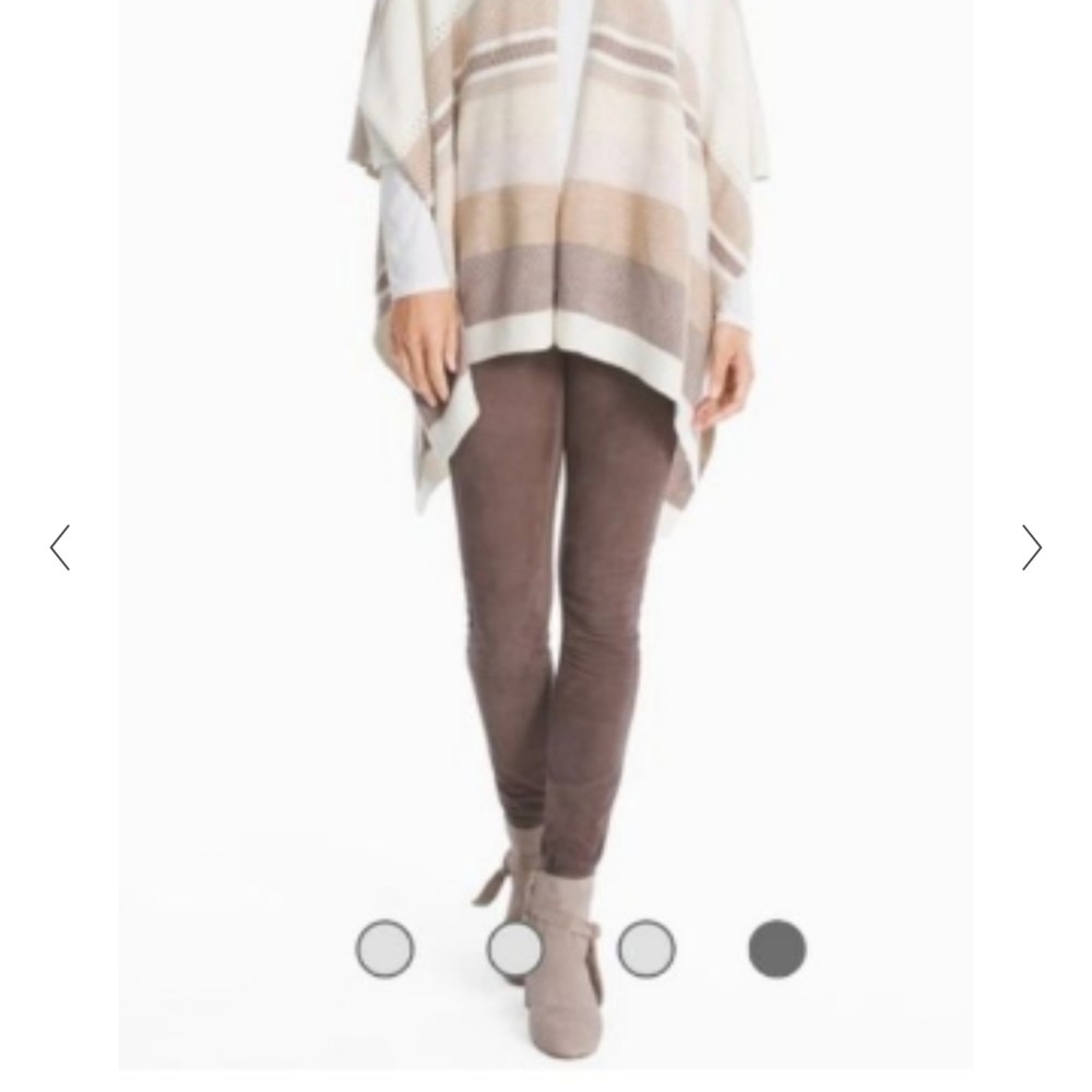 White House Black Market Suede Leggings